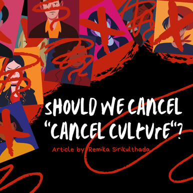 a post made about the dangers of cancel culture